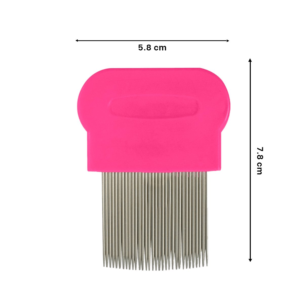 PACK12 PEINETA MANUAL FUCSIA PARA PIOJOS Y LIENDRES SEGURA EN CASA Y+PAPEL REGALO - 4