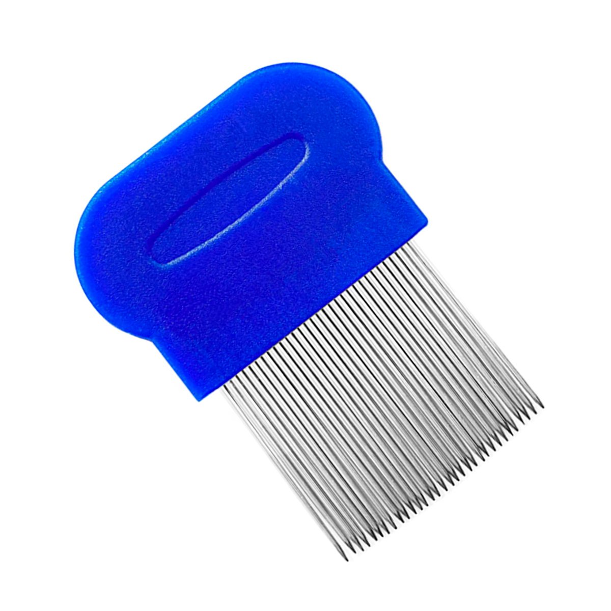 PACK12 PEINETA CLASICA AZUL PARA PIOJOS Y LIENDRES COMODA Y DURADERA Y+REGALO STICKER - 2