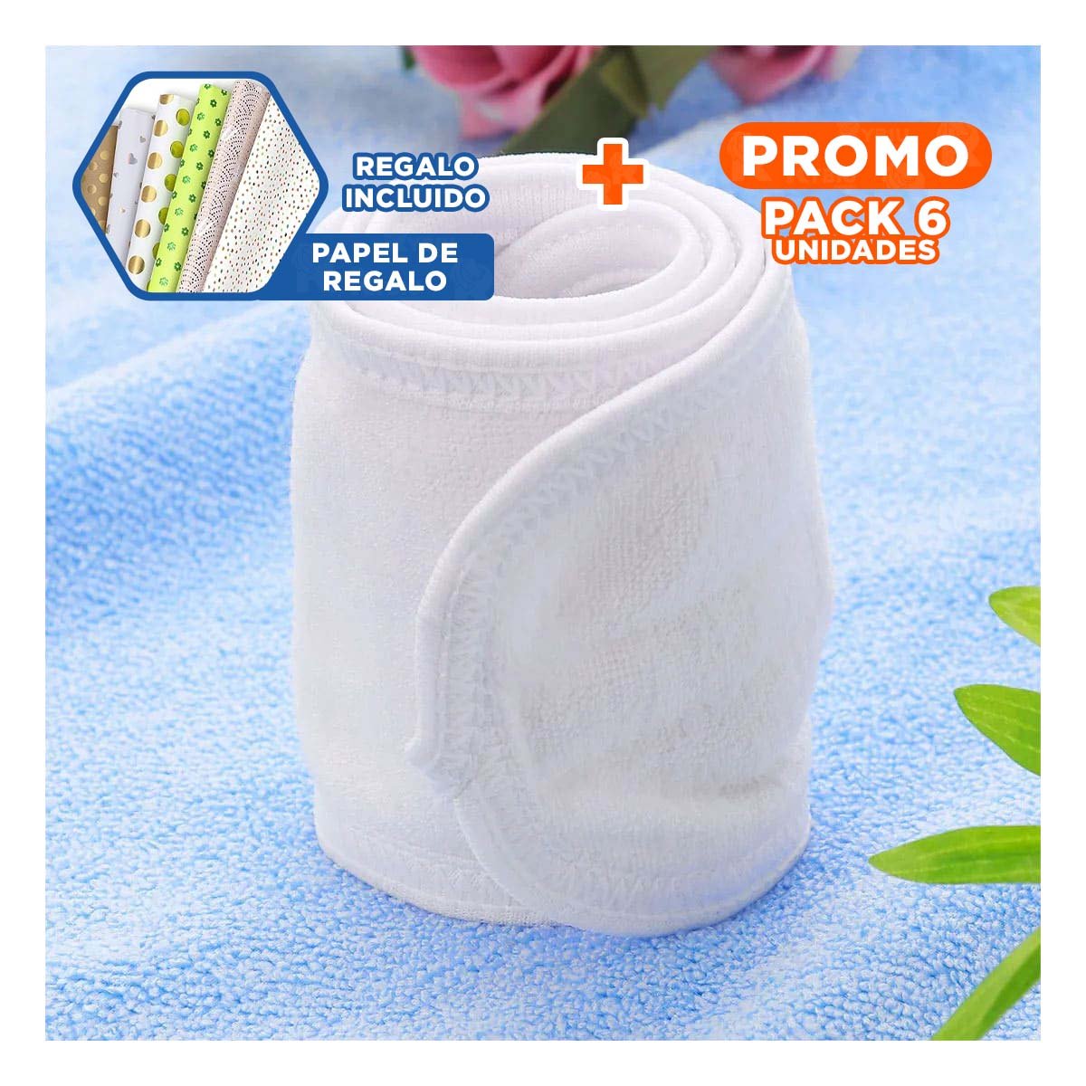 PACK6 SOPORTE PROFESIONAL BLANCO AJUSTABLE PARA SPA 60X8,5CM ALTA CALIDAD Y+PAPEL REGALO - 1