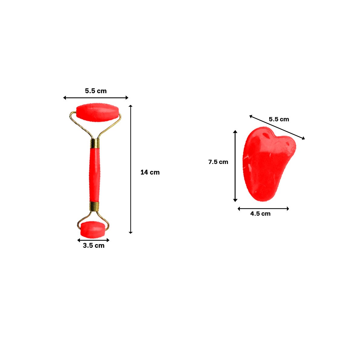 PACK4 ESTIMULADOR LIGERO DE PLASTICO ROJO PARA PIEL SUAVE Y RELAX DIARIO Y+PAPEL REGALO - 4