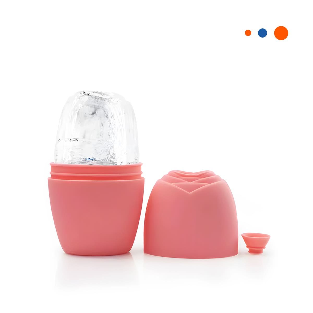 CONTENEDOR PARA RODILLO FACIAL CORAL RESISTENTE Y ELEGANTE PARA USO DIARIO Y+REGALO STICKER - 3