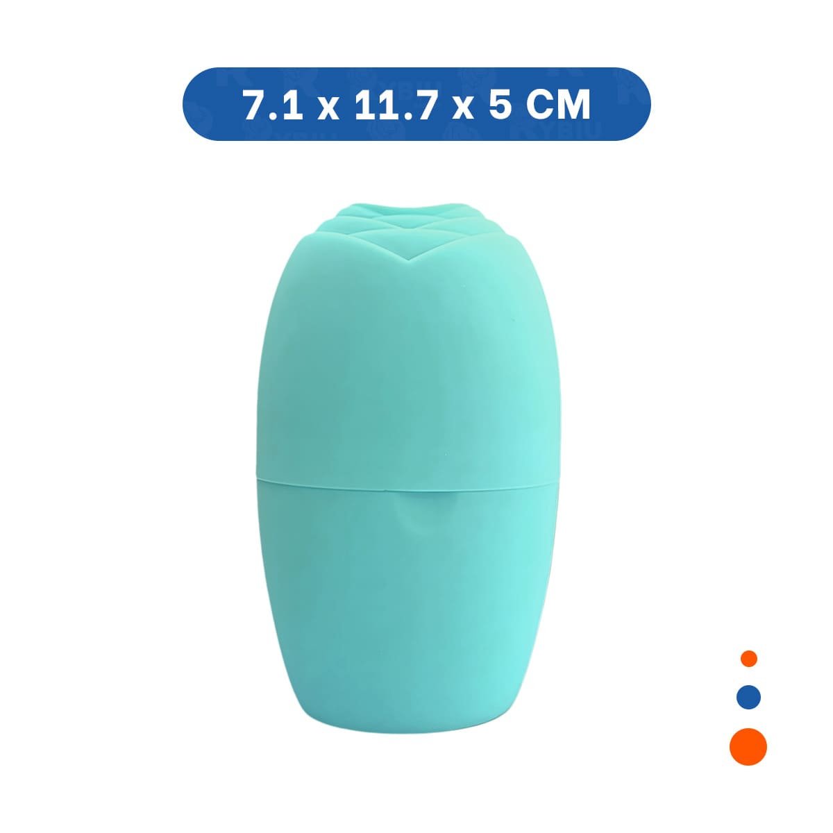 PACK6 EXPOSITOR PARA RODILLO FACIAL VERDE AGUA MODERNO Y PEQUENO PARA GUARDAR ACCESORIOS - 4
