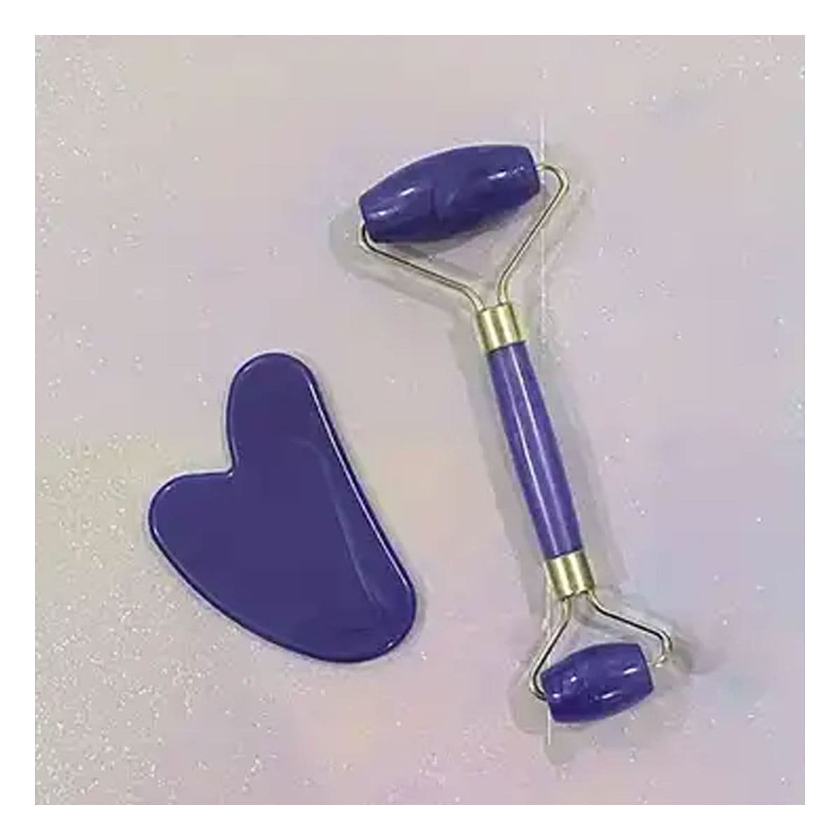HERRAMIENTA FACIAL SET DE 2 MORADO DE PLASTICO FACIL DE USAR Y MANTENER LIMPIO Y+PAPEL REGALO - 2