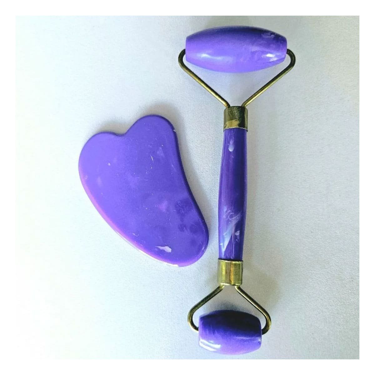 HERRAMIENTA FACIAL SET DE 2 MORADO DE PLASTICO FACIL DE USAR Y MANTENER LIMPIO Y+PAPEL REGALO - 3