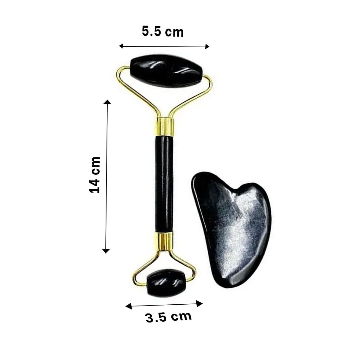 PACK6 TRATAMIENTO FACIAL SET DE 2 NEGRO DE PLASTICO PARA ESTIMULAR CIRCULACION Y RELAX - 4