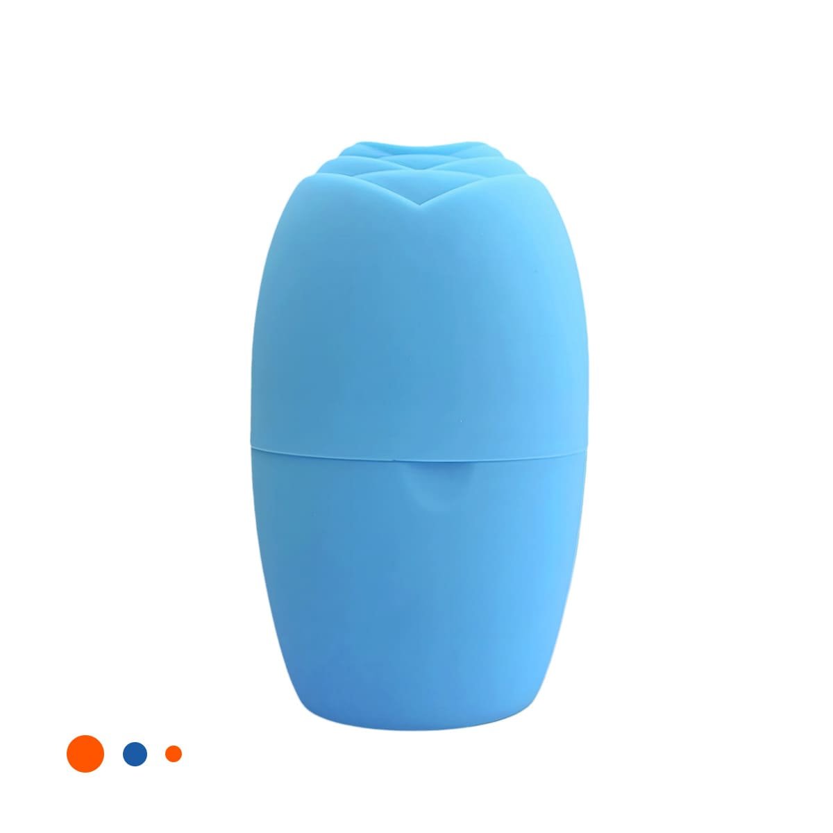 PACK6 PORTA RODILLO FACIAL CELESTE ELEGANTE Y COMPACTO PARA MASAJES DIARIOS Y+REGALO STICKER - 2