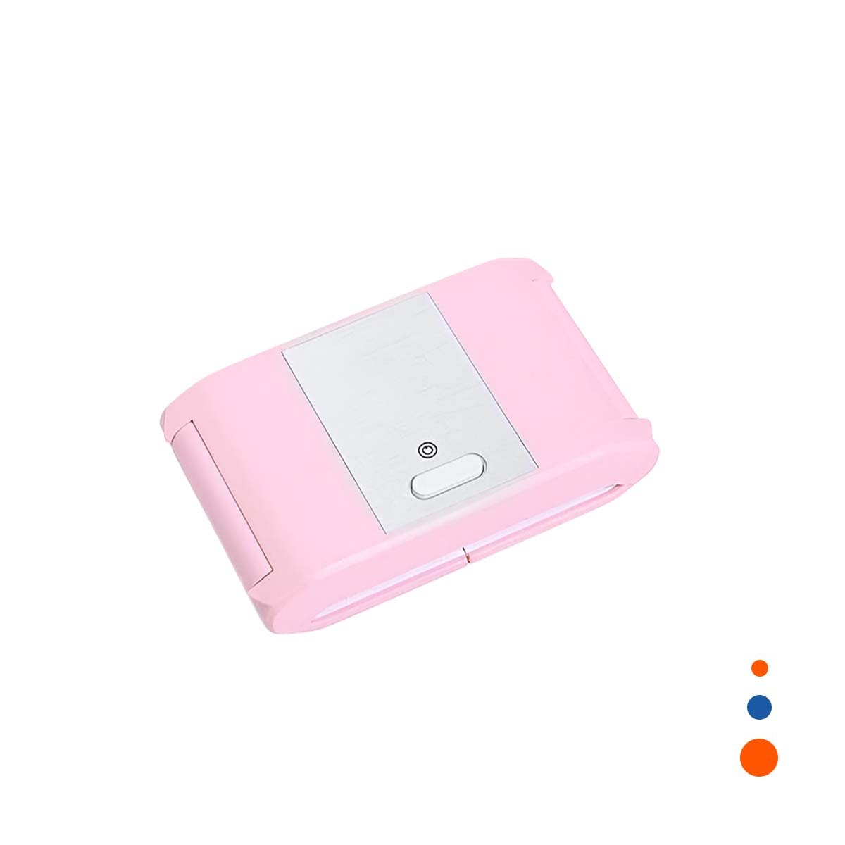 PACK4 PORTA UÑAS PORTATIL ROSADO MODERNA Y FUNCIONAL PARA MANI PEDICURE Y+PAPEL REGALO - 3