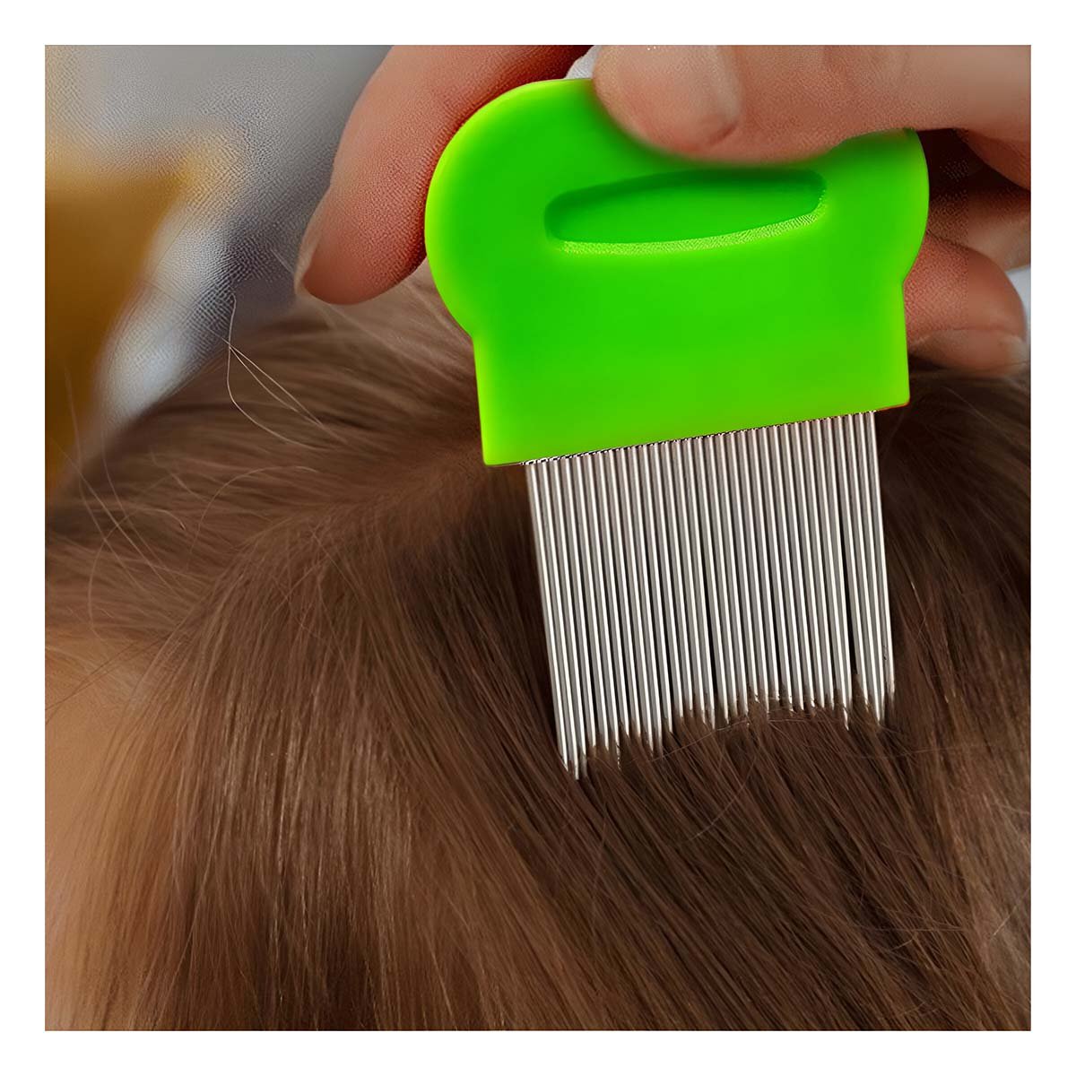 APLICADOR MANUAL VERDE PARA PIOJOS Y LIENDRES SEGURO EN CASA DIARIO Y+PAPEL REGALO - 3