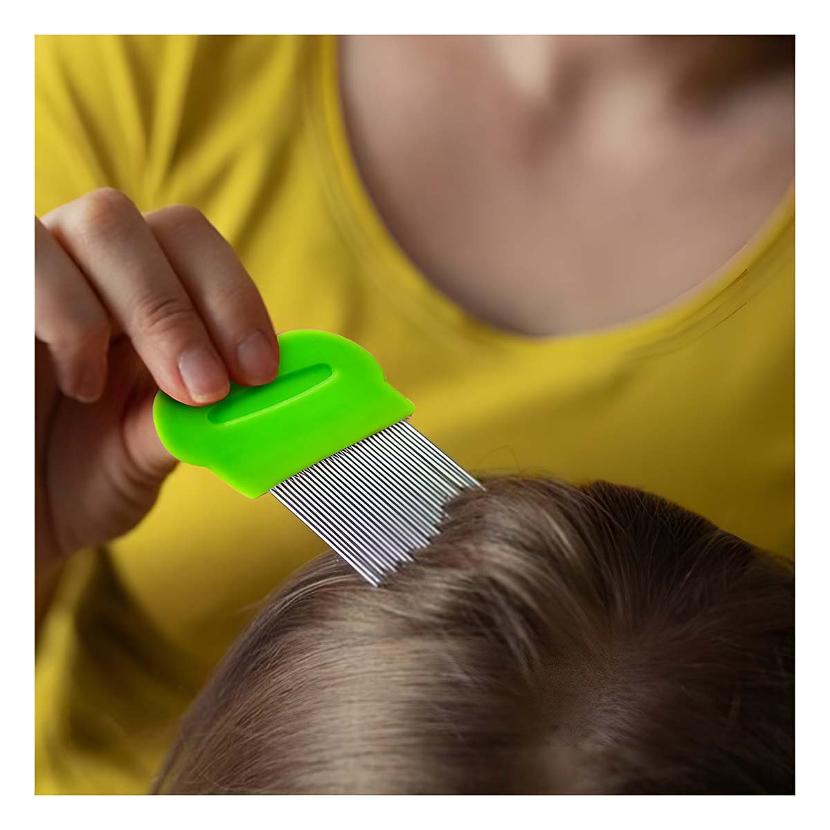 PACK2 HERRAMIENTA CLASICA VERDE PARA PIOJOS Y LIENDRES RESISTENTE EN HOGAR - 5