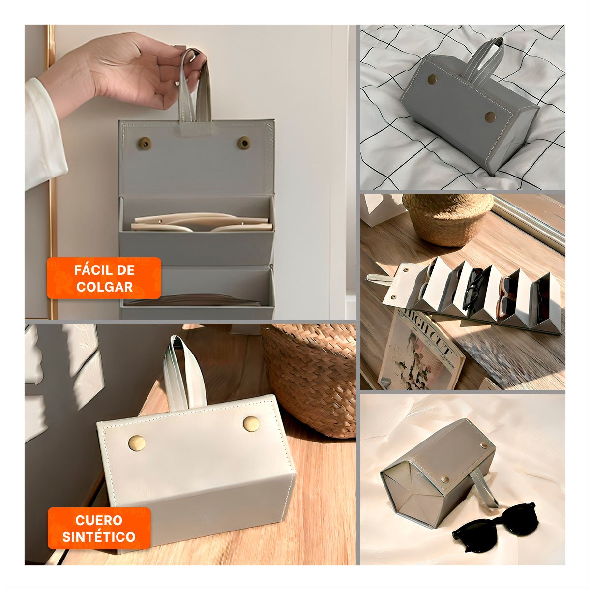 DISPLAY DE LENTES PENTAGONO PLOMO PARA HOGAR ELEGANTE Y+POST IT - 5