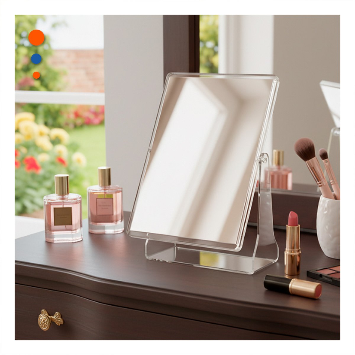 PACK2 CRISTAL RECTANGULAR DOBLE ELEGANTE 18X15CM TRANSPARENTE PARA HOGAR - 3
