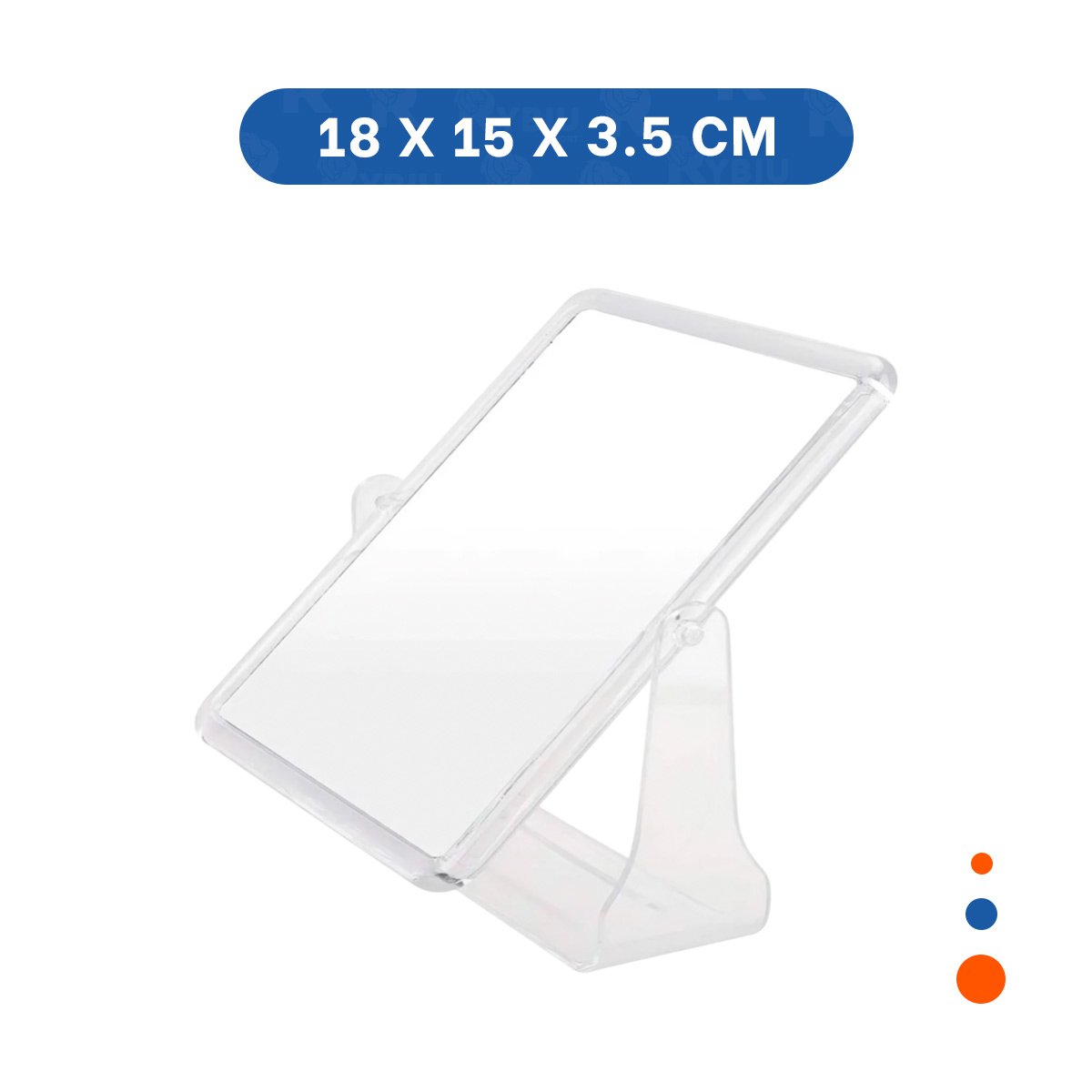 PACK2 CRISTAL RECTANGULAR DOBLE ELEGANTE 18X15CM TRANSPARENTE PARA HOGAR - 4