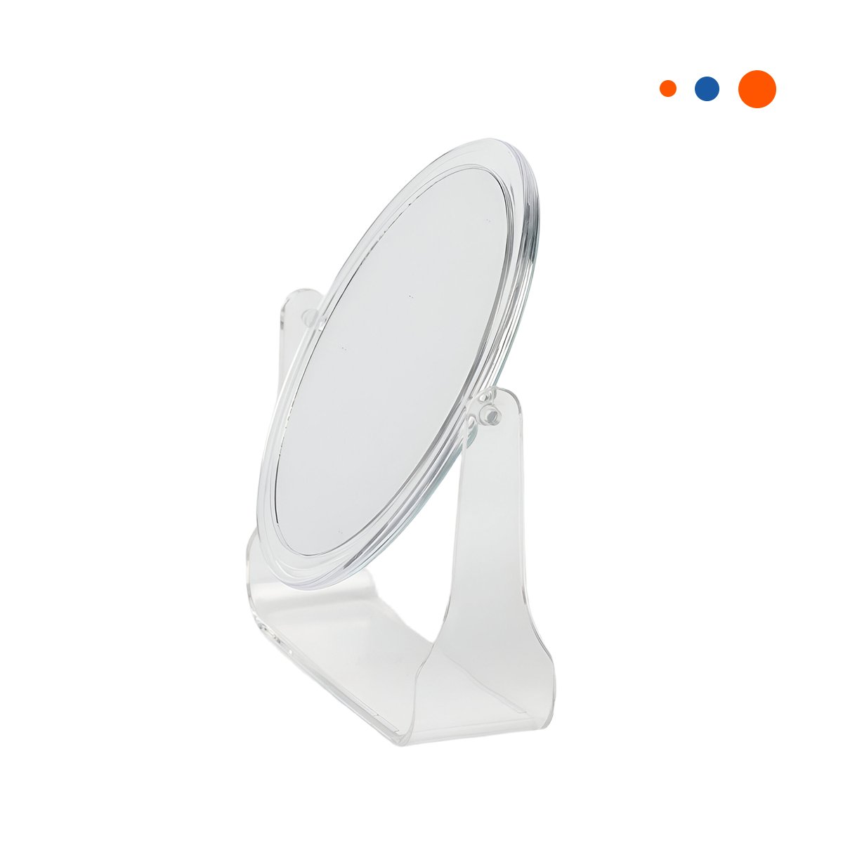 CRISTAL OVALADO CON BASE DOBLE 17,5X13,5CM TRANSPARENTE HOGAR ELEGANTE Y+REGALO STICKER - 3