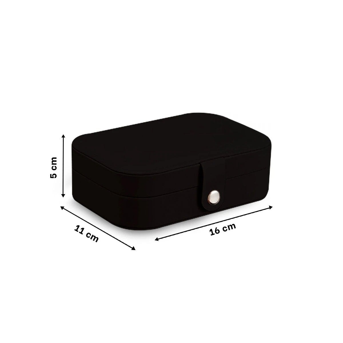 PACK6 CAJA NEGRO 16X11X5 CM COMODO Y SEGURO PARA ORGANIZAR ACCESORIOS Y+PAPEL REGALO - 4