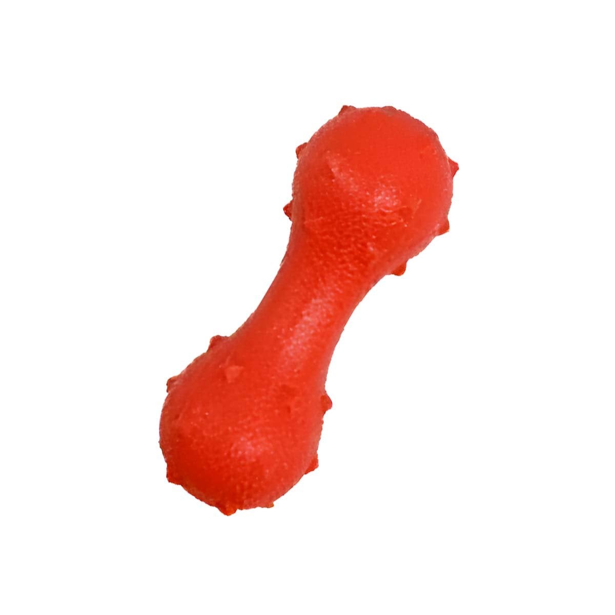 PACK12 MORDEDOR INTERACTIVO PARA MASCOTA ROJO CON PUAS FIRMES Y RESISTENTES Y+REGALO STICKER - 2
