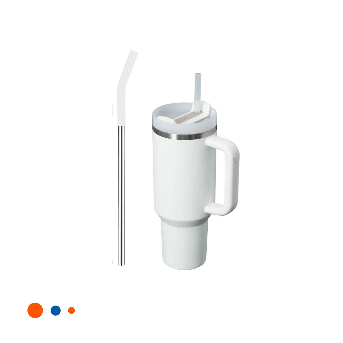 BOTELLON TERMICO CON ASA Y PICO 1200ML BLANCO DEPORTIVO Y+LIGAS REGALO - 3