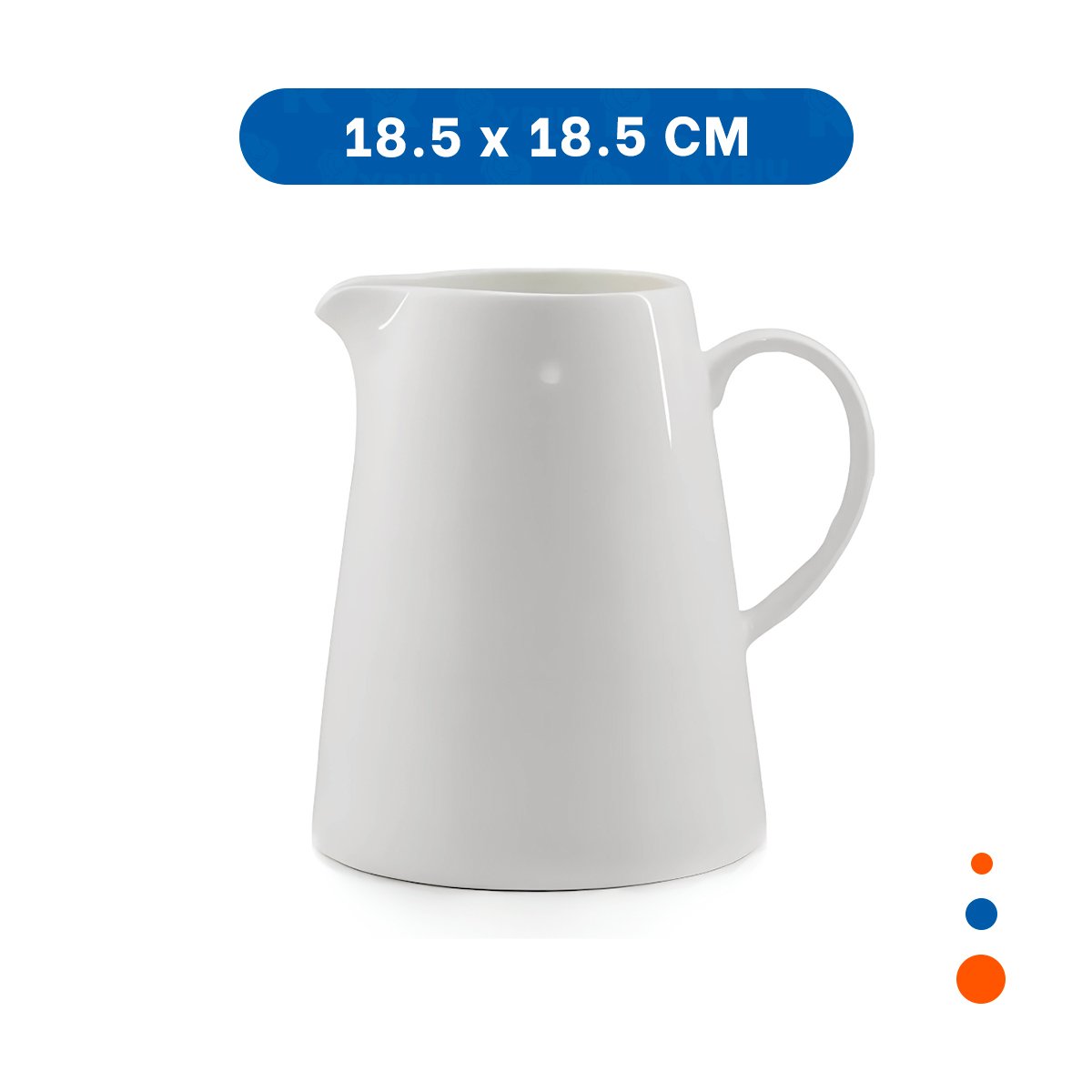 SERVIDOR DE CERAMICA BLANCO PARA MESA FAMILIAR Y COCINA DIARIA Y+PAPEL REGALO - 4