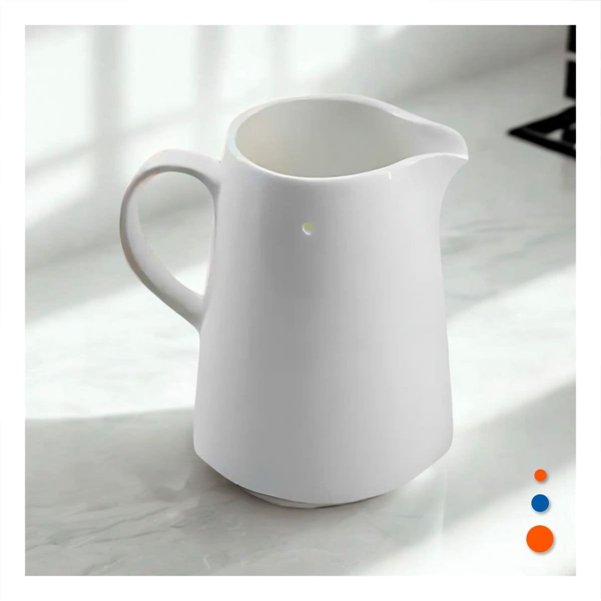 SERVIDOR DE CERAMICA BLANCO PARA MESA FAMILIAR Y COCINA DIARIA Y+PAPEL REGALO - 5