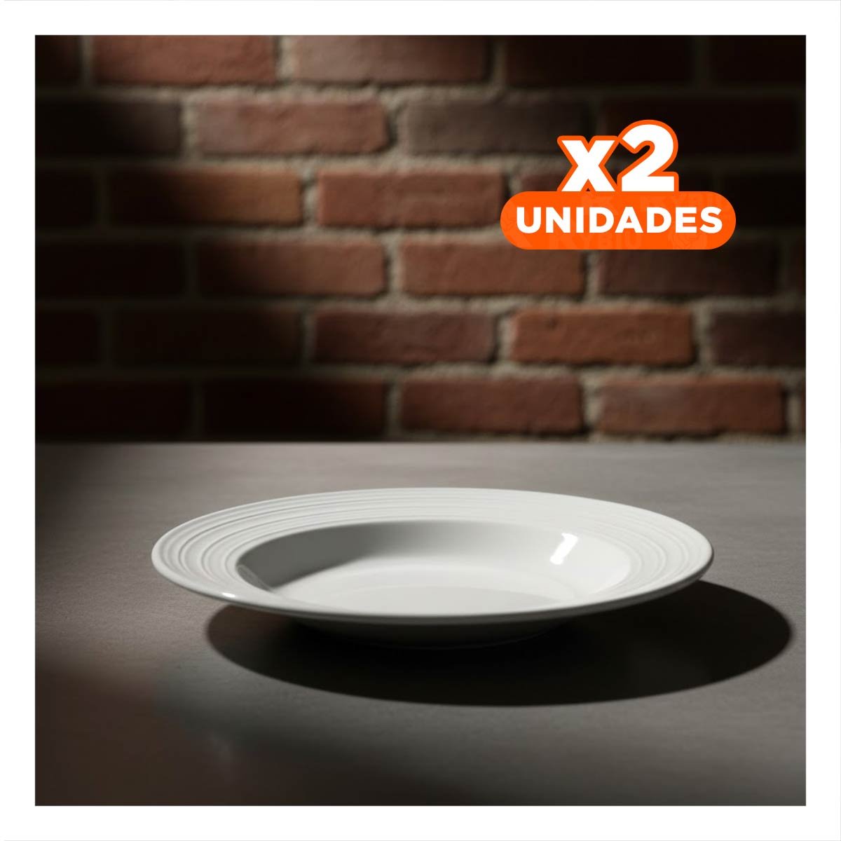 PACK2 ACCESORIO ELEGANTE CIRCULAR CON BORDE A RAYAS PARA HOGAR Y MESA Y+REGALO STICKER - 1