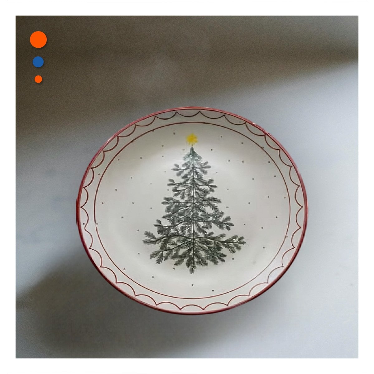 ACCESORIO CIRCULAR CON ESTILO ARBOL PARA DECORACION DE NAVIDAD Y+PAPEL REGALO - 3