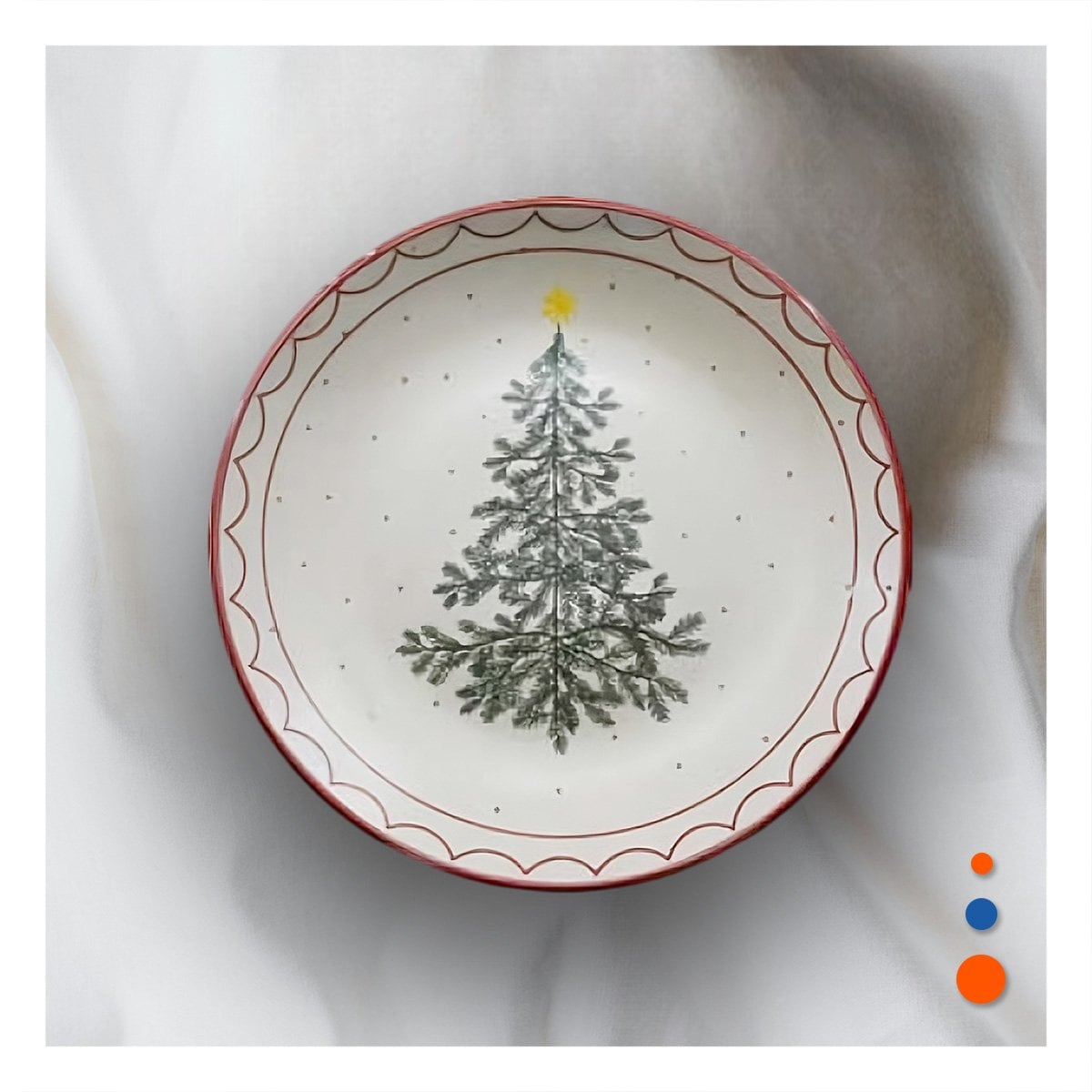 ACCESORIO CIRCULAR CON ESTILO ARBOL PARA DECORACION DE NAVIDAD Y+PAPEL REGALO - 5