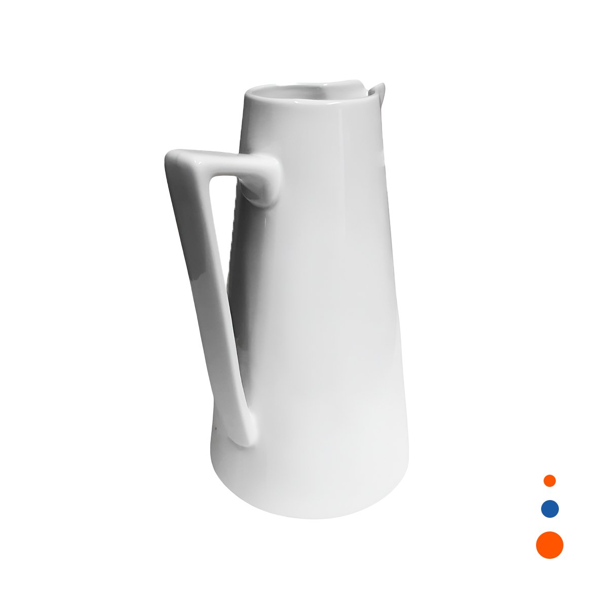 PACK4 CONTENEDOR MODERNO DE CERAMICA BLANCO PARA COCINA Y HOGAR Y+PAPEL REGALO - 3