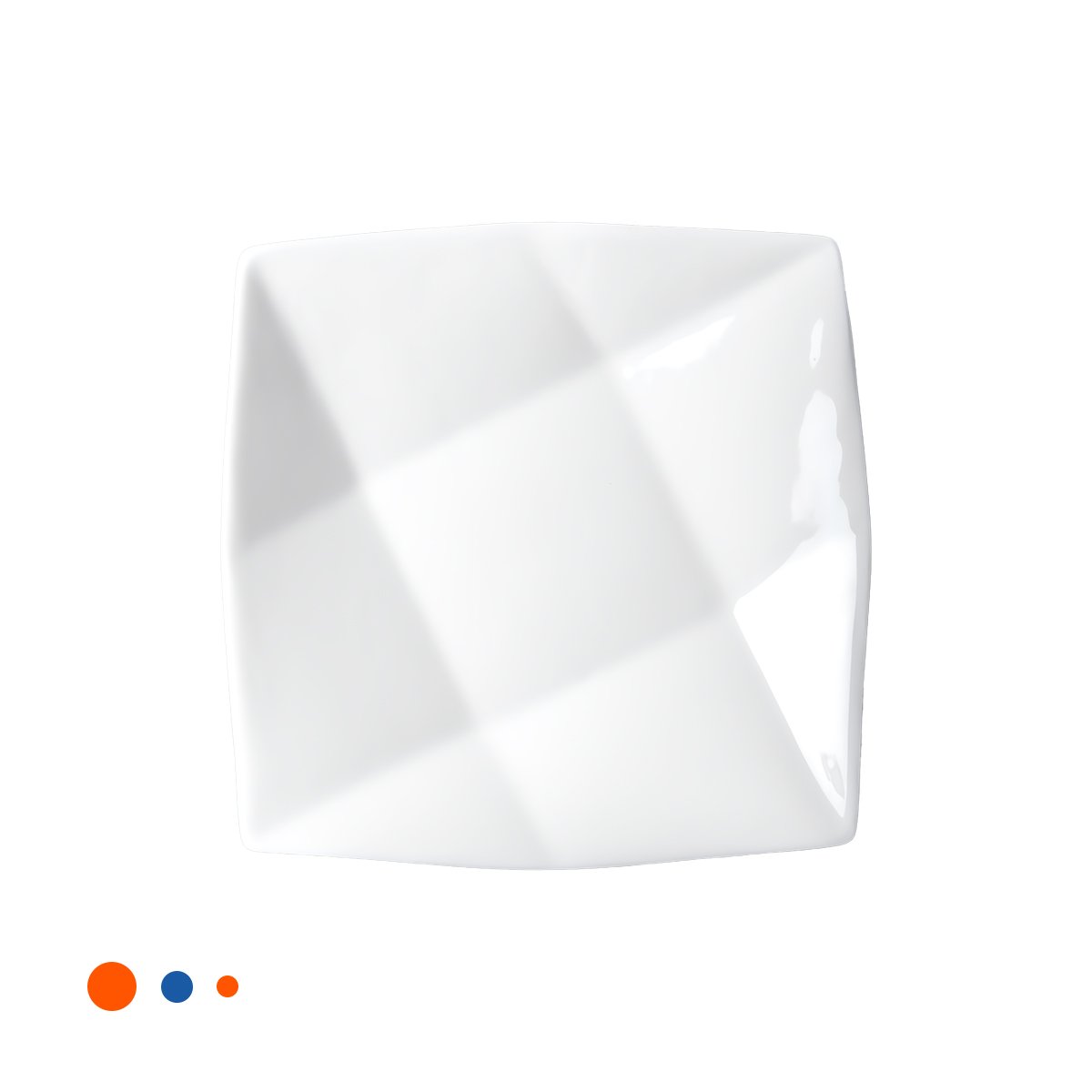 ACCESORIO CUADRADO MODELO ORIGAMI PARA SERVICIO EN MESA DE CASA Y+PAPEL REGALO - 1