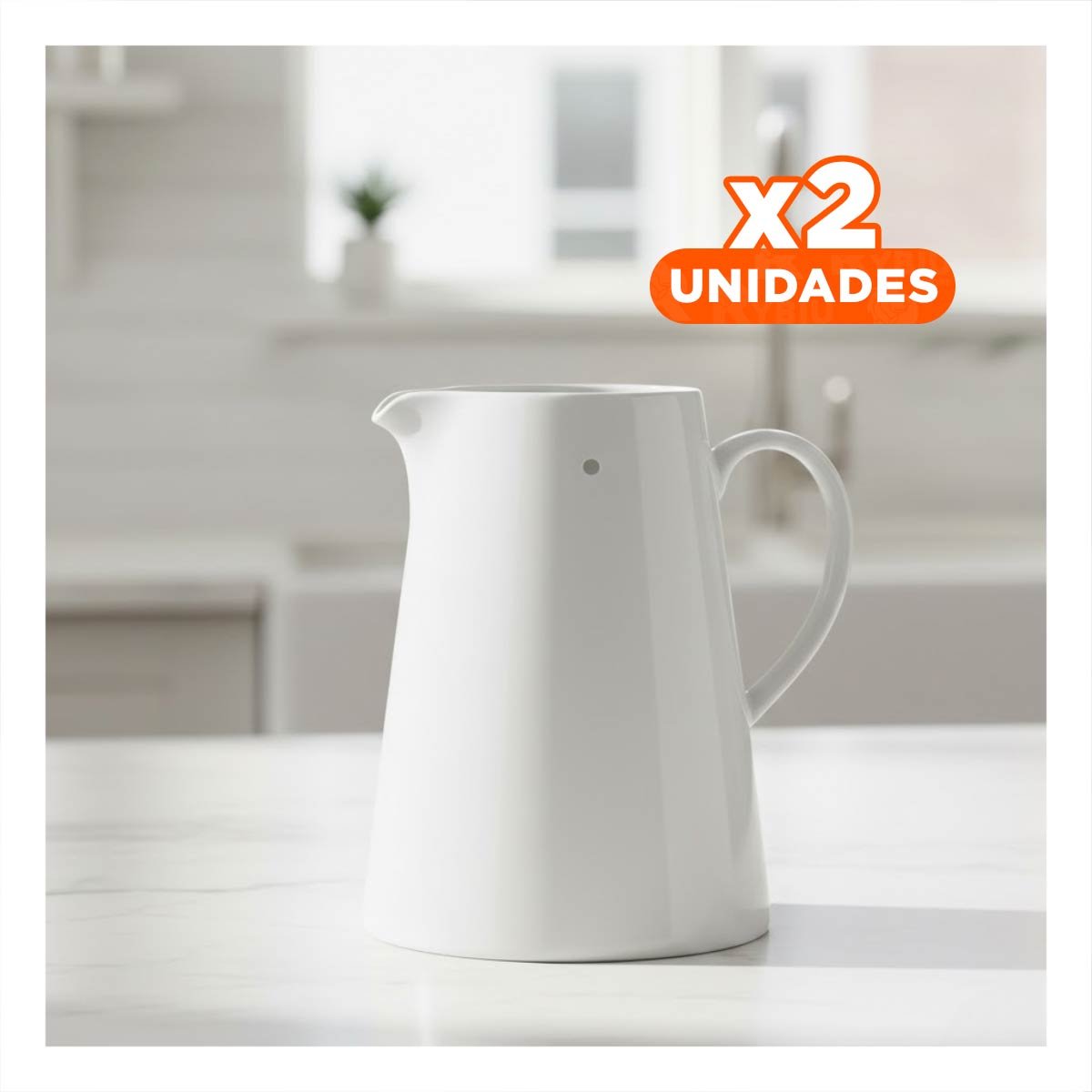 PACK2 UTENSILIO ELEGANTE DE CERAMICA BLANCO PARA ENCUENTROS EN CASA Y+REGALO STICKER - 1