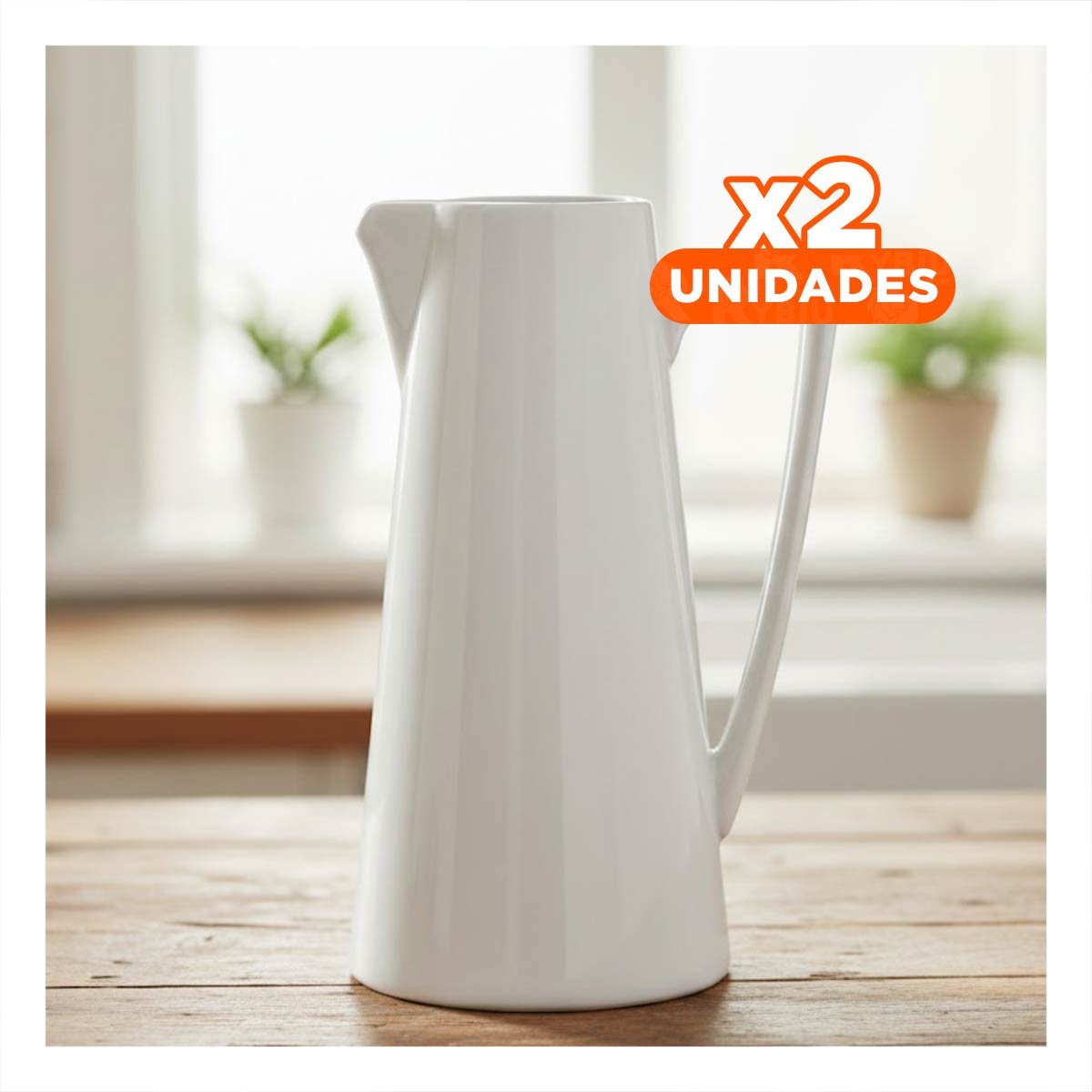 PACK2 UTENSILIO ELEGANTE DE CERAMICA BLANCO PARA ENCUENTROS EN CASA Y+REGALO STICKER - 1