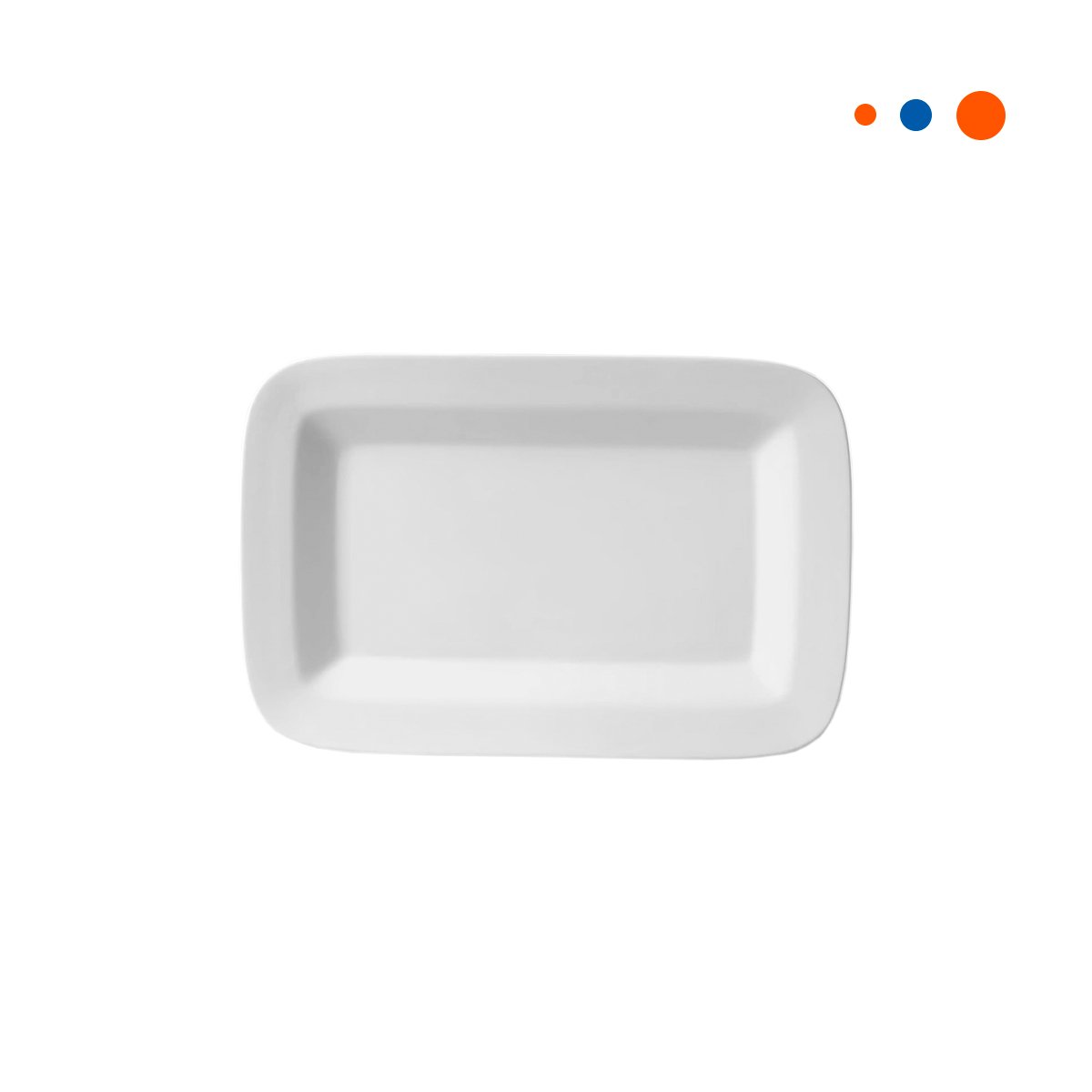 PACK4 ELEMENTO DECORATIVO RECTANGULAR CON BORDE CURVO BLANCO Y+PAPEL REGALO - 3