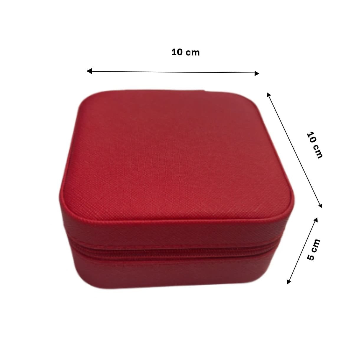 PACK12 MODELO ROJO MINI JOYERO PORTATIL PARA MUJER Y+PAPEL REGALO - 4
