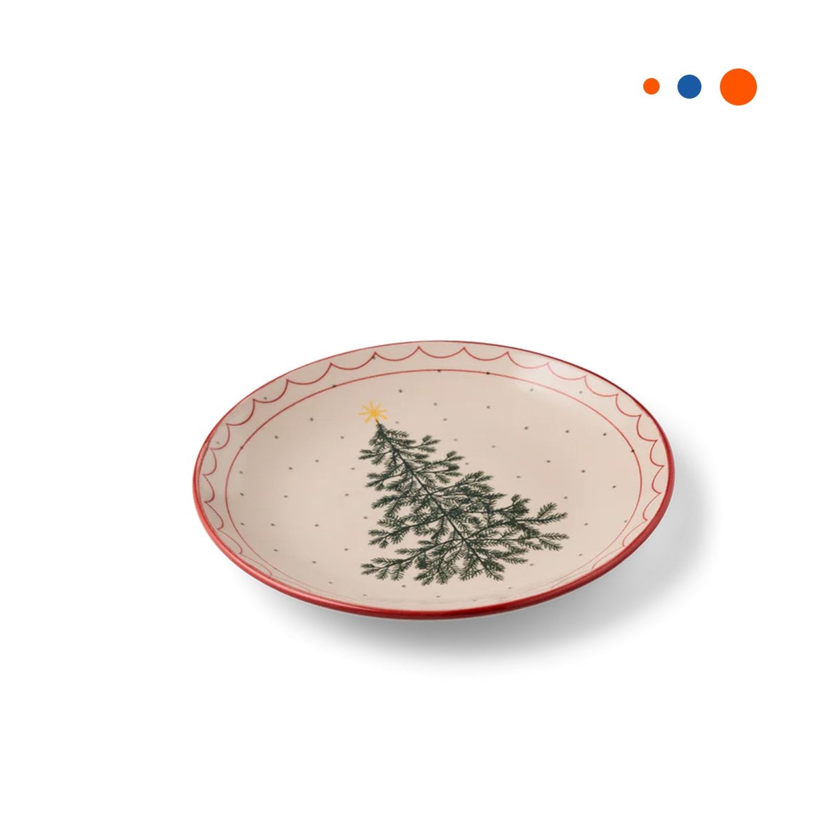PACK2 ACCESORIO FESTIVO CIRCULAR CON ESTILO ARBOL PARA HOGAR Y+REGALO STICKER - 2