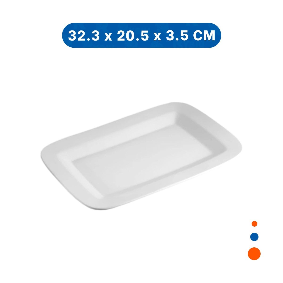 PACK2 COMPLEMENTO DECORATIVO RECTANGULAR CON BORDE CURVO BLANCO Y+REGALO STICKER - 4