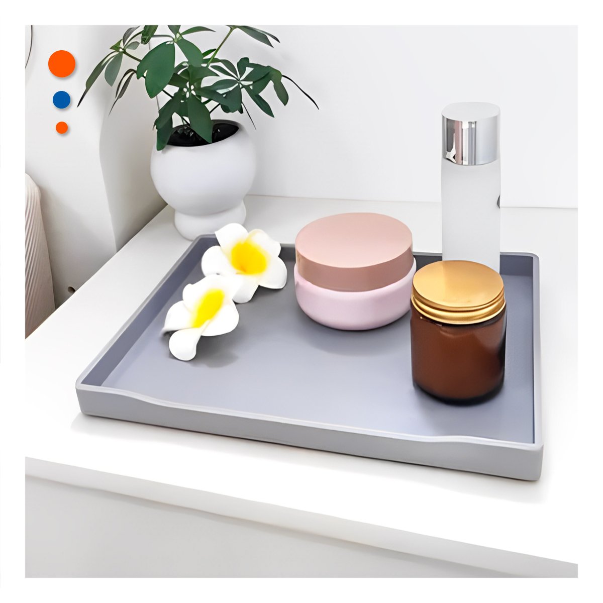 PACK12 FUENTE FUNCIONAL CUADRADA PLOMO PARA SERVICIO DIARIO EN COCINA - 3