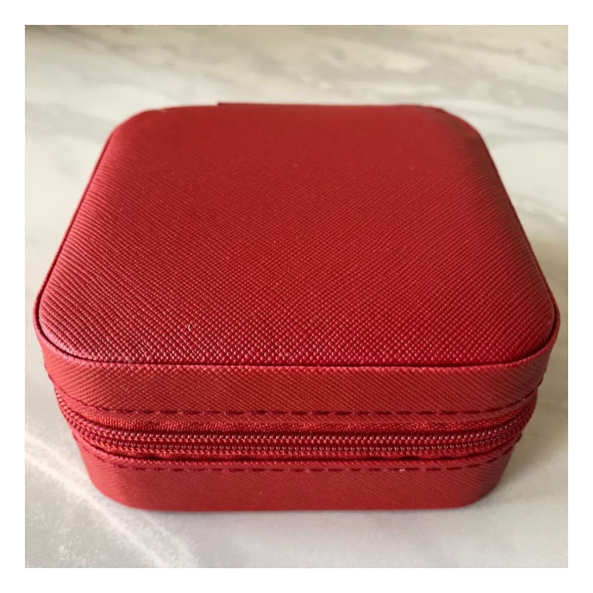 PRESENTACION JOYERO MINI PORTATIL PARA MUJER EN ROJO Y+POST IT - 3
