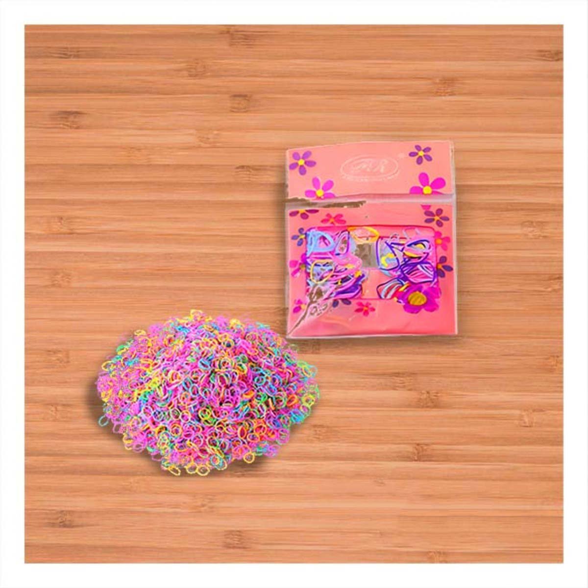 SET MULTICOLOR DE LIGAS PARA EL CABELLO 25MM PACK 10 Y+POST IT - 2