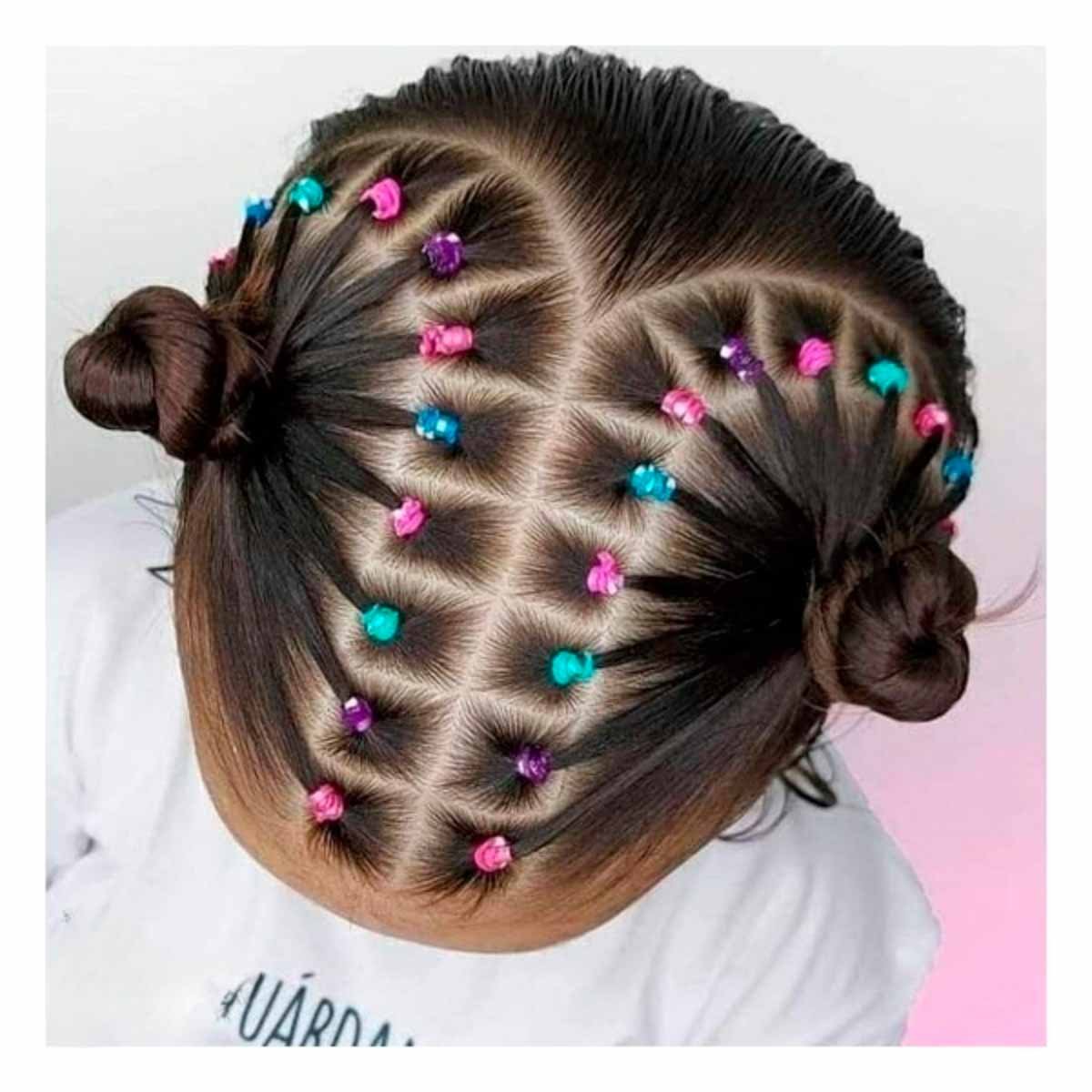 SET MULTICOLOR DE LIGAS PARA EL CABELLO 25MM PACK 10 Y+POST IT - 3