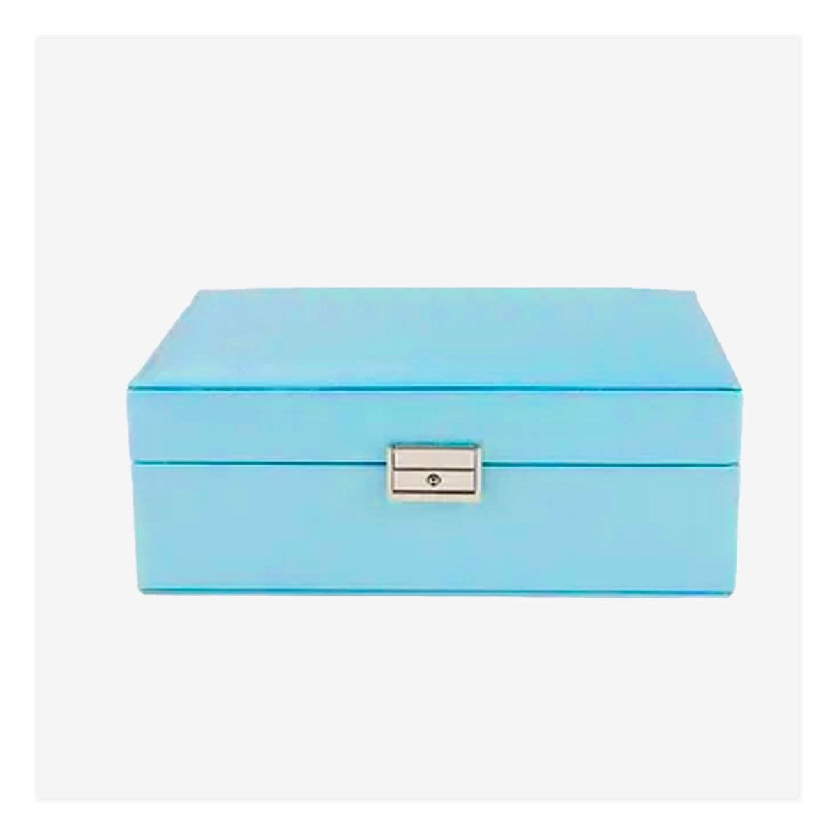 SET JOYERO RECTANGULAR 20,5X12,5X5,5 CM CELESTE Y+POST IT - 3