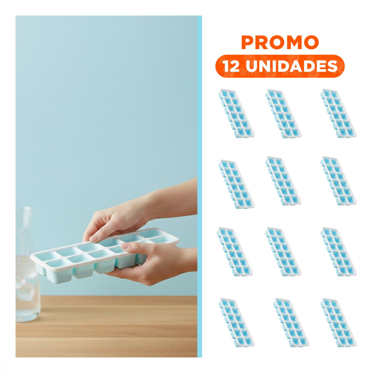 PACK12 ARTICULO FUNCIONAL PARA CONGELADOR Y REFRIGERADOR CELESTE Y+REGALO STICKER - 1