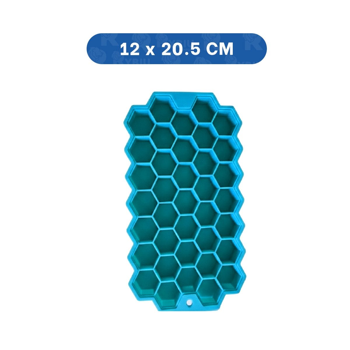 HIELERA DE PANAL CON BRILLO UNICO CELESTE 20,5X12CM PARA SU MESA Y+LIGAS REGALO - 4