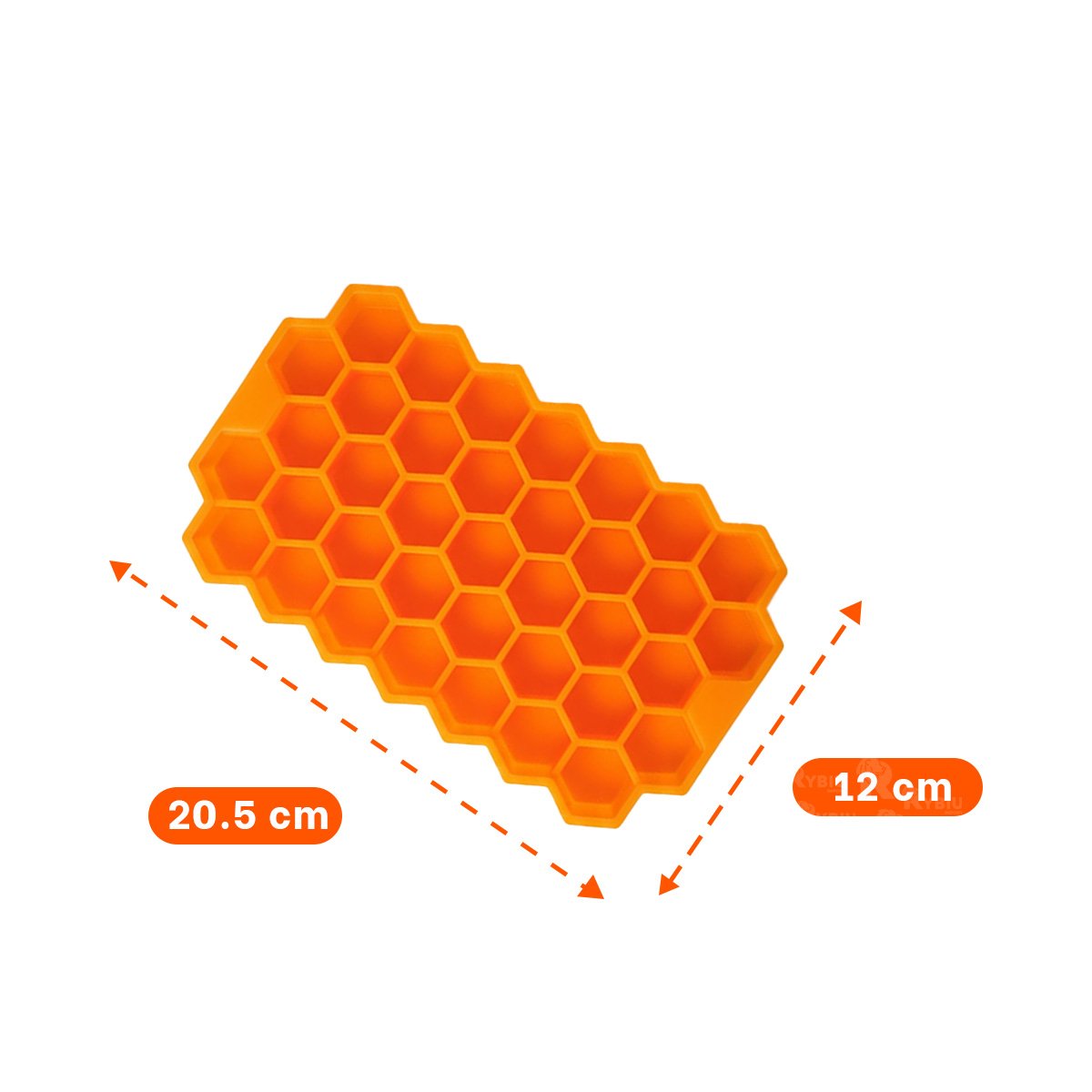 PACK2 MOLDE DE SILICONA NARANJA 20,5X12CM DE TACTO SUAVE PARA SUS MANOS Y+PAPEL REGALO - 4