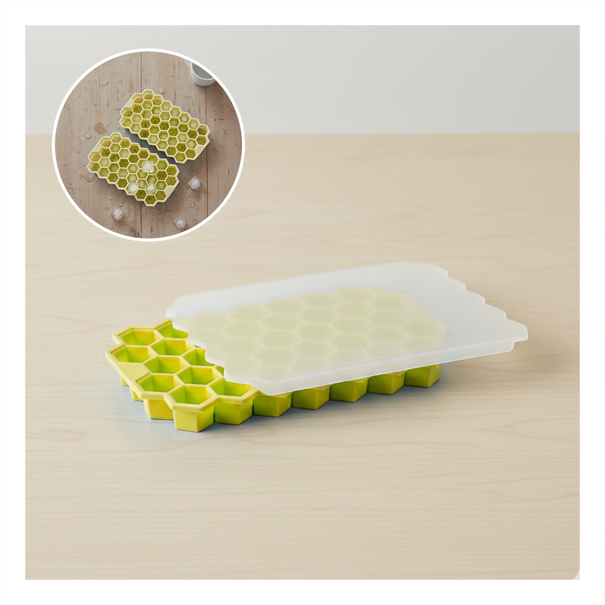 PACK2 ACCESORIO DE FRIO CON FORMA DE PANAL AMARILLO 20,5X12CM PARA USO - 5
