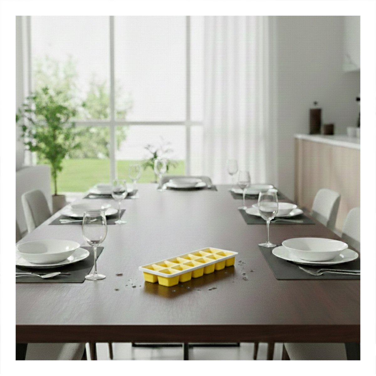 PACK4 ARTICULO COMPACTO PARA CONGELADOR Y HIELO AMARILLO Y+PAPEL REGALO - 5