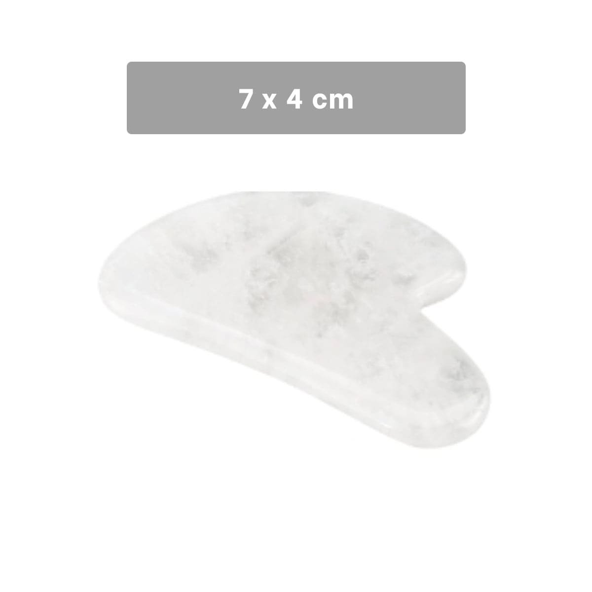 PACK2 COLECCION GUA SHA DE CUARZO PARA ROSTRO BLANCO - 4