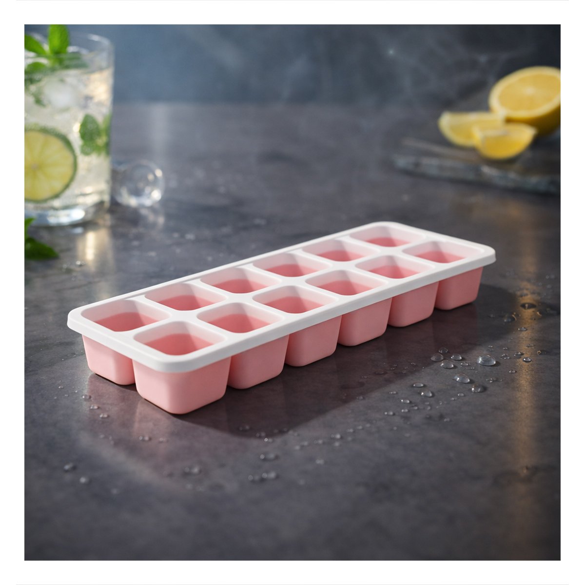 PACK6 HIELERA DE CUBOS PARA FOMENTAR MUCHA LIMPIEZA ROSADO 7X2 DE VERDAD - 3
