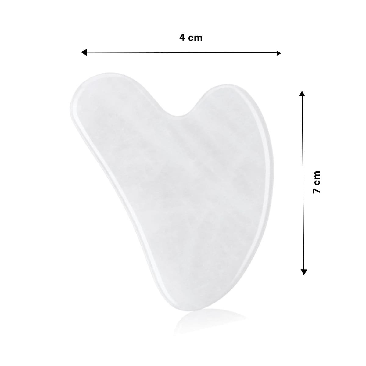 PACK4 RODILLO BLANCO DE CUARZO PARA ROSTRO TIPO GUA SHA - 4