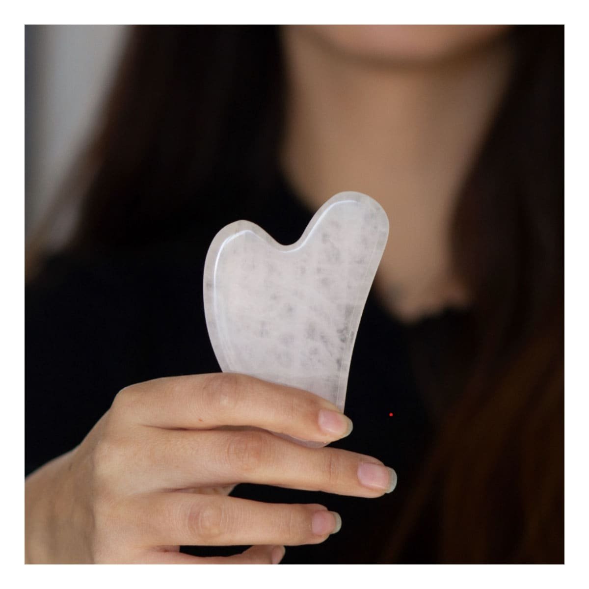 PACK12 TECNICA FACIAL CON GUA SHA DE CUARZO BLANCO Y+PAPEL REGALO - 5