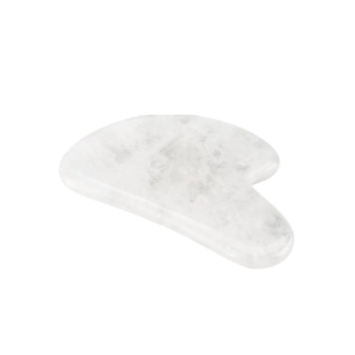 PACK4 HERRAMIENTA BLANCA DE CUARZO PARA ROSTRO TIPO GUA SHA Y+PAPEL REGALO - 3