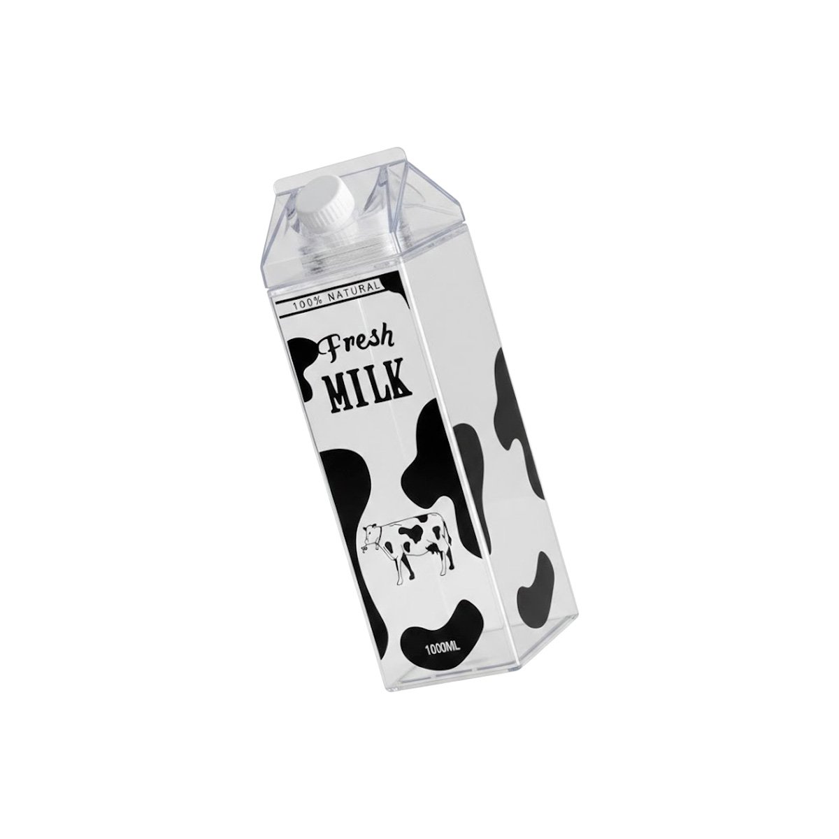 JARRA DE LIQUIDOS NEGRO TRANSPARENTE CON VISIBILIDAD DE SU LLENADO Y+PAPEL REGALO - 1