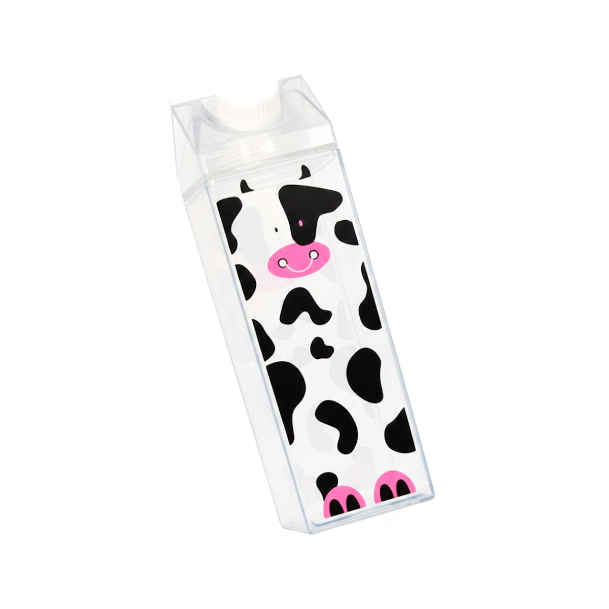 JARRA DE LIQUIDOS MANCHAS NEGRAS Y ROSADAS 1L CON VISIBILIDAD DE SU LLENADO Y+PAPEL REGALO - 1